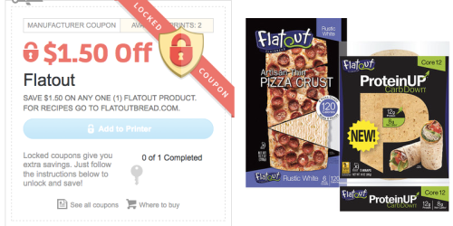 High Value $1.50/1 Flatout Product Coupon = Flatbread ONLY $1 at Target (+ Fun Recipes!)