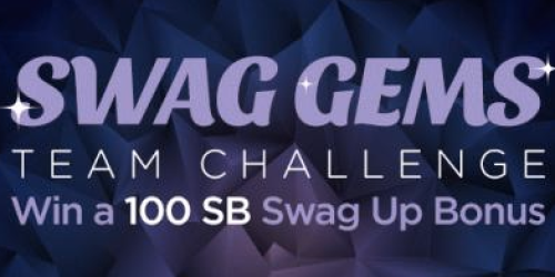 Swag Gems Team Challenge: Earn up to 100 SBs