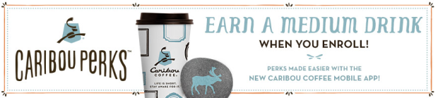 Free Drink for Caribou Perks Members