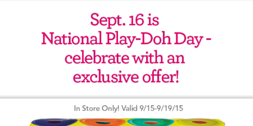 Toys”R”Us Rewards Members: Buy 1 Get 1 Free ALL Play-Doh 4-Packs (In Stores Only)