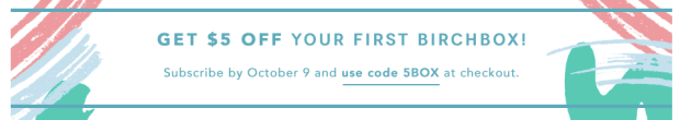 Birchbox $5 Off Offer