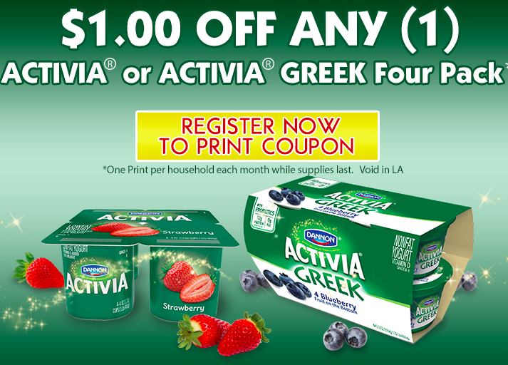 NEW 1/1 Activia Yogurt Coupon = 4Pack ONLY 91¢ at Target (Just 23