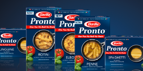 *NEW* $0.70/1 Barilla Pronto Pasta Coupon = Only 3¢ for 2 Boxes of Pasta at Target