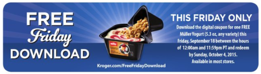 Kroger Freebie Friday