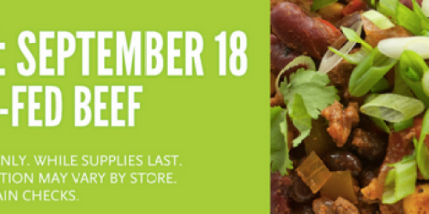 Whole Foods Market: Ground Grass-Fed Beef ONLY $5.99 Per Pound (Tomorrow Only)