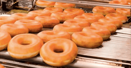 FREE dozen Original Glazed doughnuts