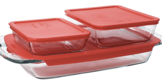 Amazon & Walmart: Pyrex 6-Piece Glass Bakeware & Food Storage Set ONLY $12.92