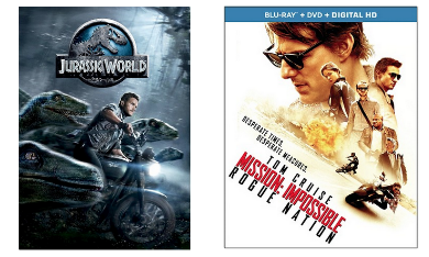 Jurassic World and Mission Impossible