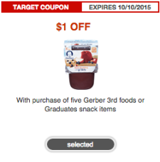 Target Gerber coupon