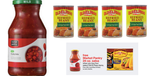 Target: Score a Jar of Market Pantry Salsa & Cans of Old El Paso Refried Beans for ONLY 50¢ Each