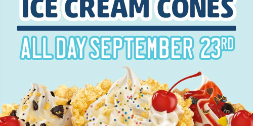 Sonic Drive-In: 1/2 Price Cones ALL Day Tomorrow