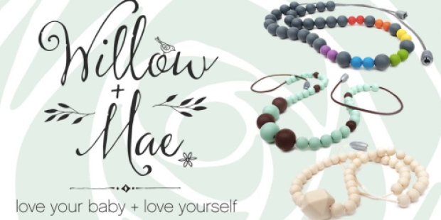 Amazon: Willow + Mae Silicone Teething Necklaces ONLY $13.19 (Great Gift Idea for a New Mom)