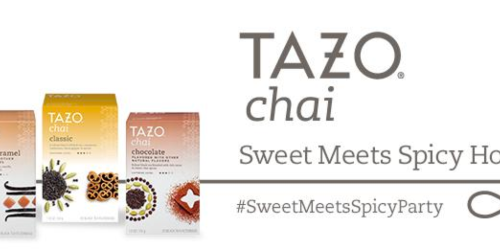 Apply to Host a Tazo Chai House Party in November