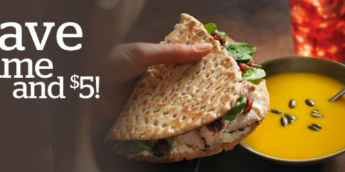 Panera Rewards Members: Possible $5 Off Rapid Pick-Up or Fast Lane Kiosk Order (Check Account)