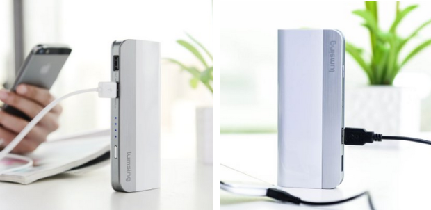 Lumsing Dual USB External Battery Charger