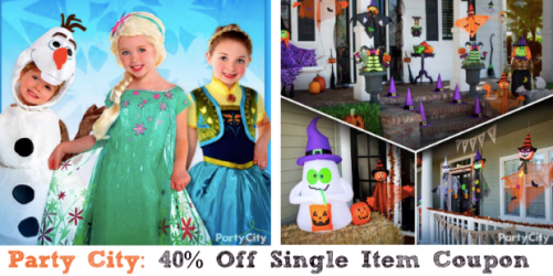 Party City: 40% Off Single Item Coupon (Today Only)