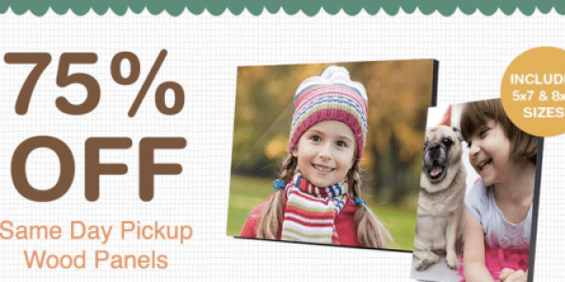 Walgreens: 75% Off Wooden Photo Panels w/ Free Store Pickup (5×7 Panel ONLY $3.75 – Regularly $14.99)