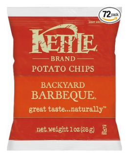 72 Single-Serve Bags of Kettle Brand Potato Chips