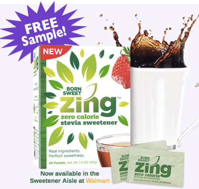 Zing Zero Calorie Sweetener Sample