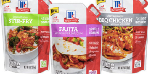 Target: Better Than FREE McCormick Skillet Sauces