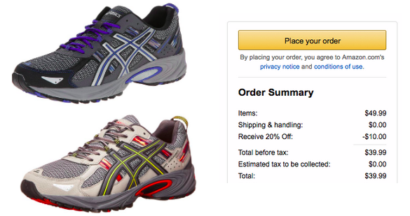 asics promo code amazon