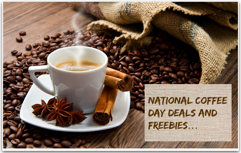 National Coffee Day Deals and Freebies…