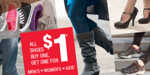 Kmart.com: Buy 1 Pair of Shoes, Get a Pair for $1