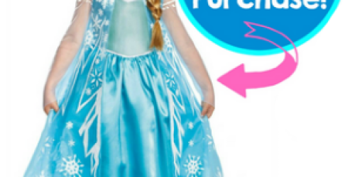 BuyCostumes.com: FREE Disney Frozen Elsa Deluxe Costume with $15 Purchase + Extra 20% Off