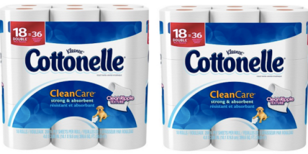 Target.com: Cottonelle Toilet Paper 36 Double Rolls + $5 Target Gift Card Only $9.98 Shipped (14¢ Per Roll!)