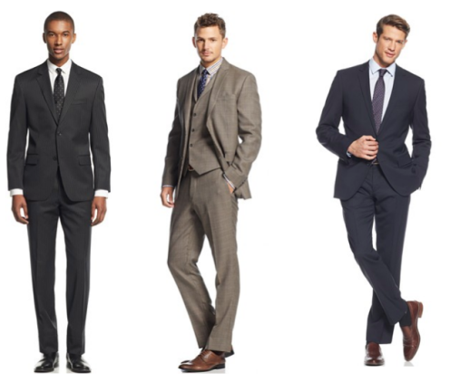 Men's suits at Macy's