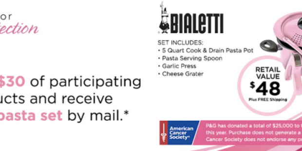 Publix Shoppers: FREE Bialetti Pasta Set w/ $30 P&G Product Purchase ($48 Value)