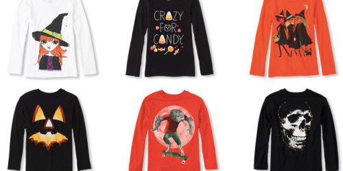 The Children’s Place: Long Sleeve Halloween Graphic Tees Only $5.25 Shipped (Reg. $10.50) + More