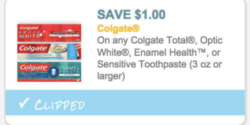 Walgreens: FREE Colgate Toothpaste Starting 10/4