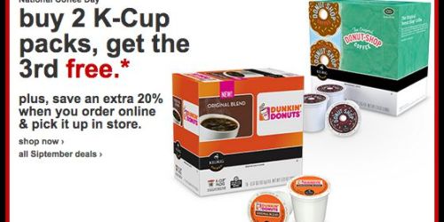 Target.com: The Original Donut Shop K-Cups ONLY 30¢ Each + More (Today Only!)