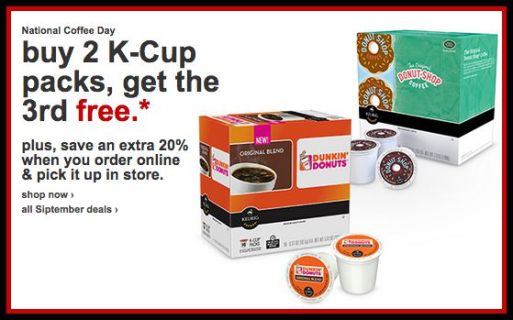 Target K-Cups Deal