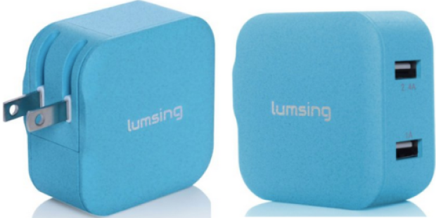 Amazon: Lumsing Dual-Port USB Travel Charger ONLY $4.99 (Charge TWO Devices at Once)