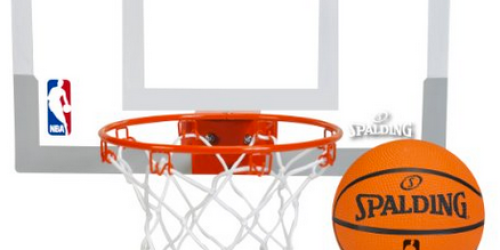 Amazon: Spalding Over-the-Door Mini Basketball Hoop Only $21.98 (Regularly $39.99)