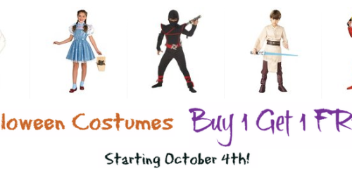 Target: Buy 1 Get 1 FREE Halloween Costumes & Accessories (Starting October 4th)