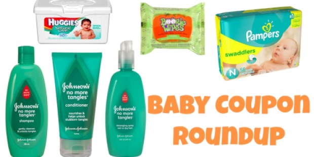 Baby Coupon Roundup: Save on Pampers, Huggies, Boogie Wipes, Johnson’s Baby Products & More