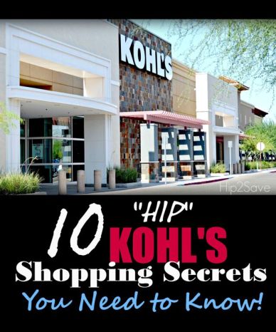 10 "HIP" Kohl's Shopping Secrets You Need to Know