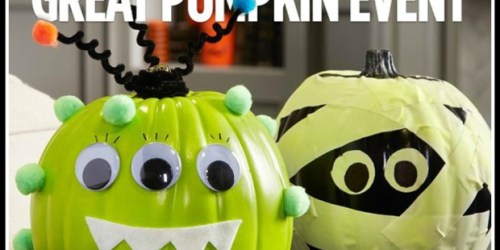 Michaels: Pumpkin Event on 10/3 – Purchase Pumpkin & Decorate It FREE (+ 50% Off Coupon Extended)