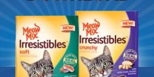 Kroger & Affiliates: FREE Meow Mix Irresistibles Treats (Download eCoupon Today Only)