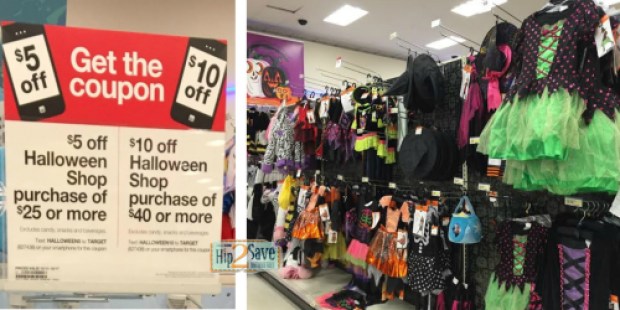 Target: $5 Off $25 Halloween Purchase + More