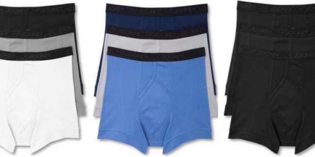Men’s Jockey Staycool Boxer Brief 3-Packs Only $5.99 Shipped (Regularly $29.50)