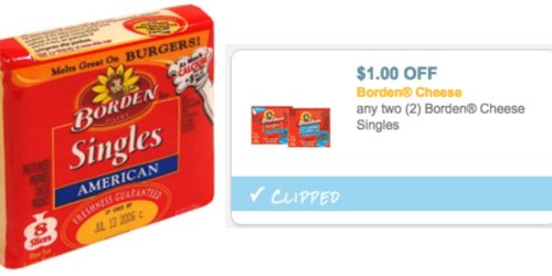 Rare $1/2 Borden Cheese Singles Coupon
