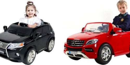 Walmart.com: Lexus, Mercedes & Audi Battery Powered Ride-On Kid’s Vehicles Only $99 + More