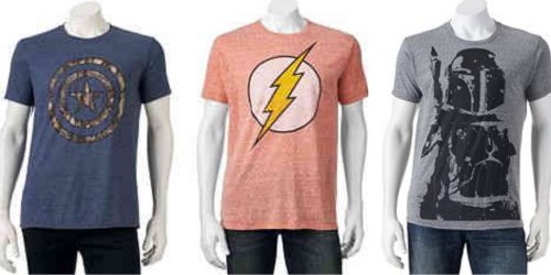 Kohl’s Cardholders: Men’s Graphic Tees Only $5.25 Each Shipped (Regularly $25)