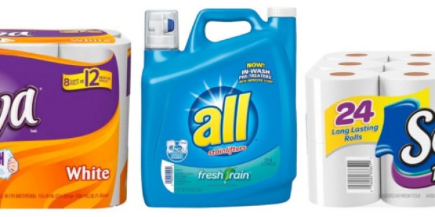 Target.com: Awesome Deals on Viva Paper Towels, All Laundry Detergent, & Scott 1000 Bath Tissue