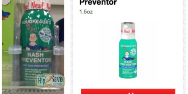 Target: Boudreaux’s Rash Preventor ONLY 73¢