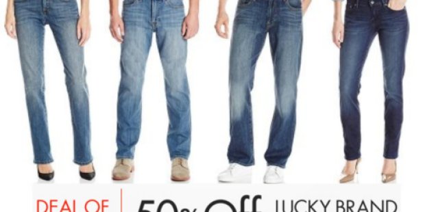 Amazon: 50% Off Lucky Brand Denim for Men & Women – As Low As $45 (Today Only)